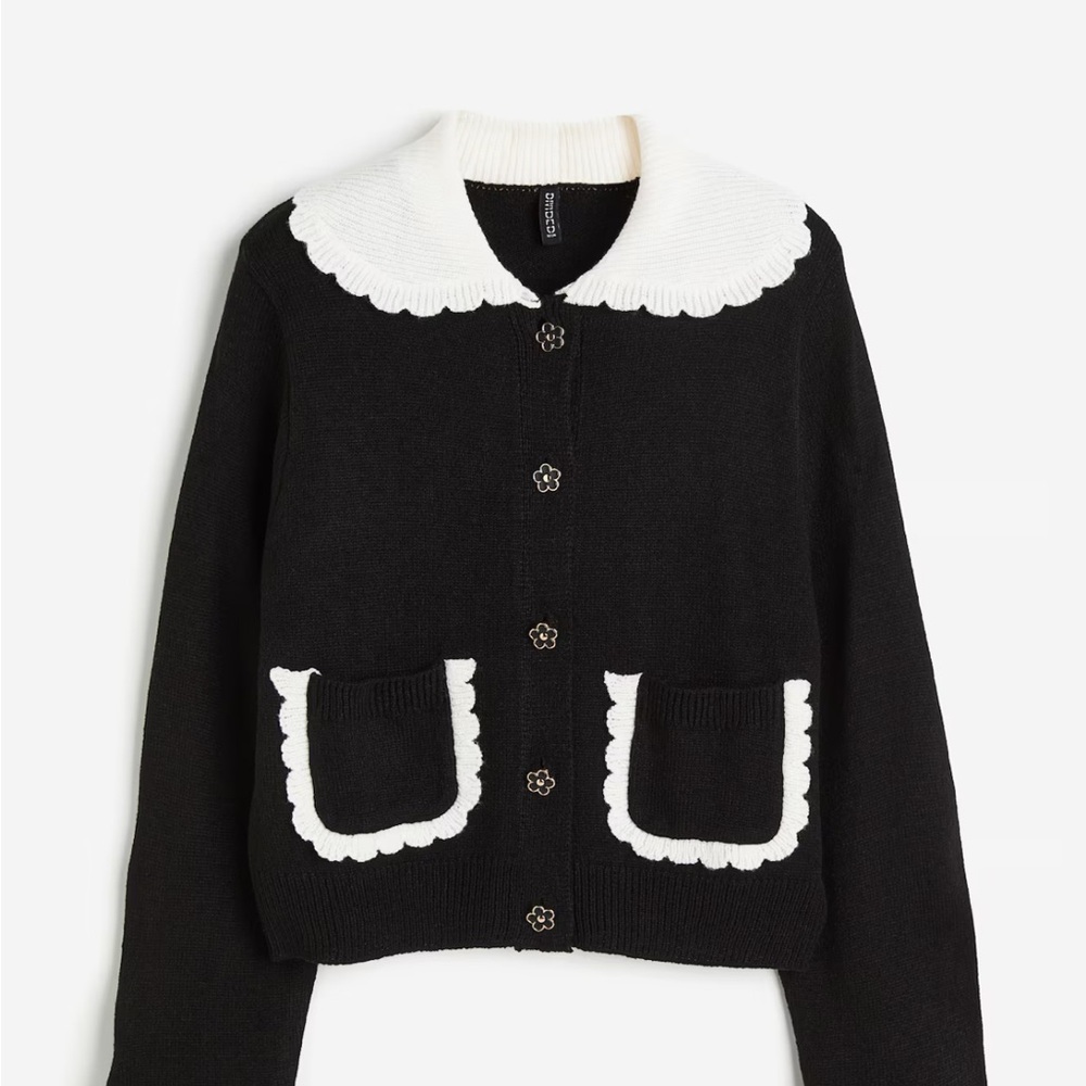 ISO H&M Black and White Cardigan